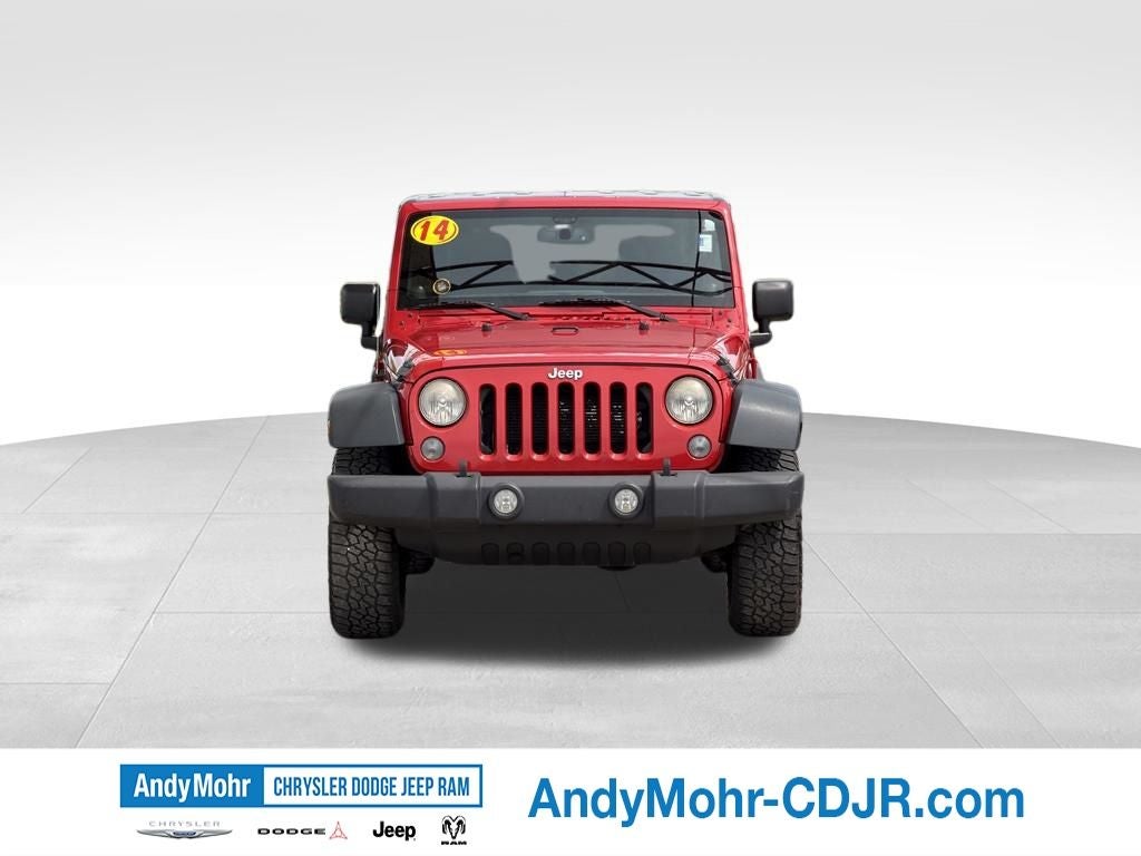 2014 Jeep Wrangler — side profile view