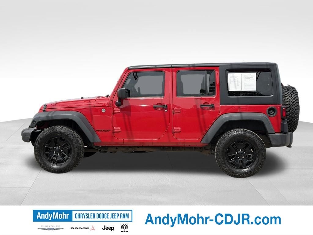 2014 Jeep Wrangler — interior view