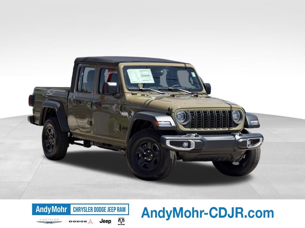 2026 Jeep Gladiator Sport in 41 Exterior Paint — front three-quarter view