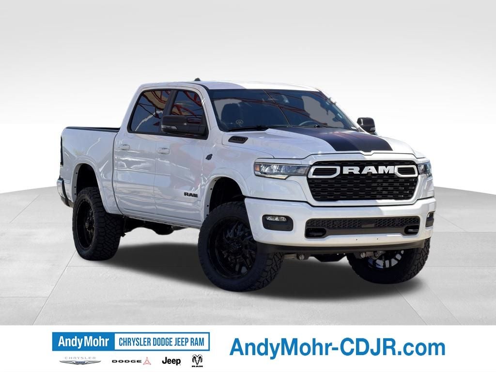 2026 RAM Ram 1500 Big Horn/Lone Star in Bright White Clear-Coat Exterior Paint — front three-quarter view
