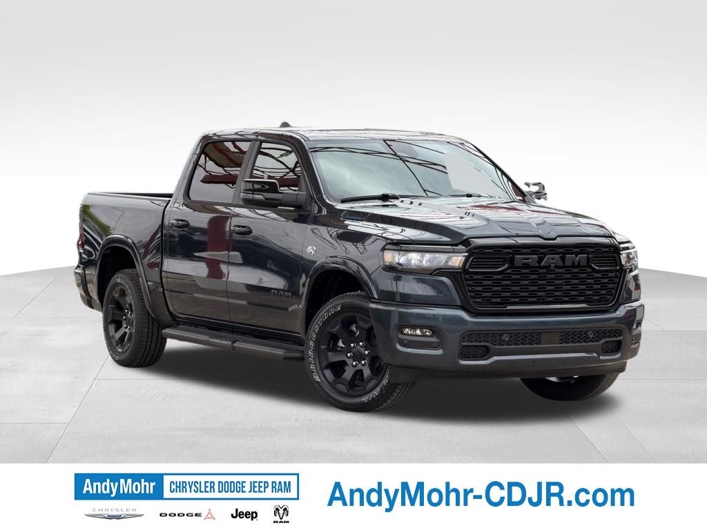 2026 RAM Ram 1500 Big Horn/Lone Star in Forged Blue Metallic Exterior Paint — front three-quarter view