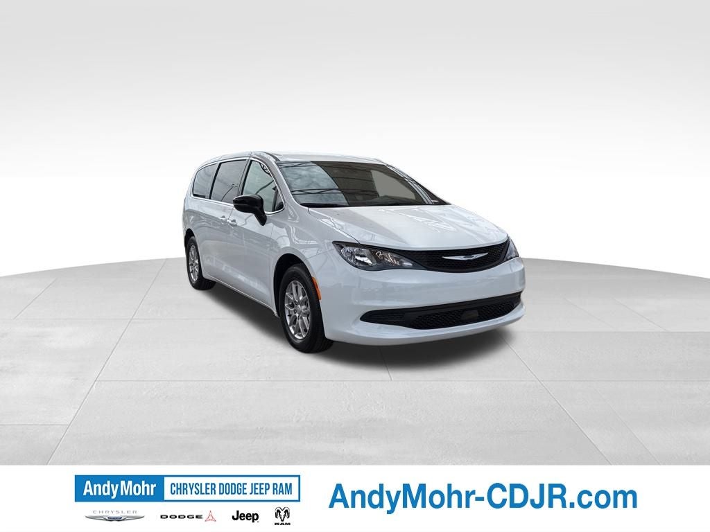 2026 Chrysler Voyager LX in Bright White Clear-Coat Exterior Paint — front three-quarter view