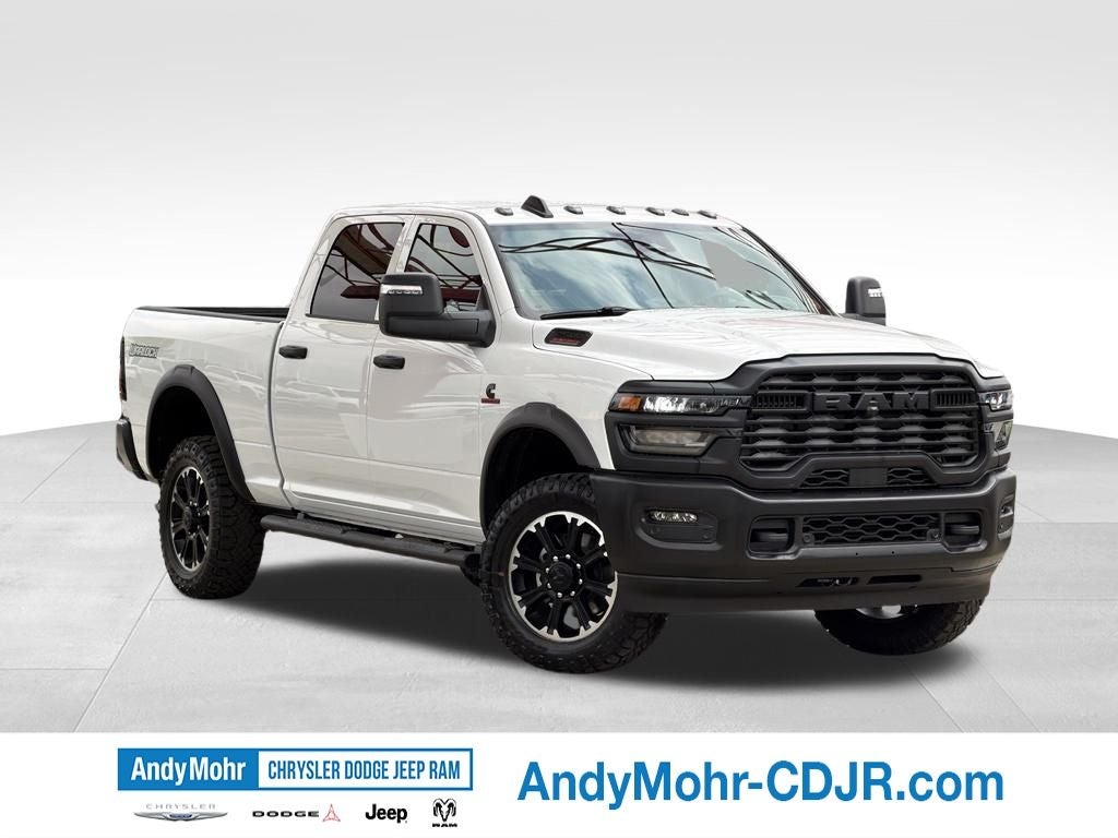 2026 RAM Ram 2500 Tradesman Warlock in Bright White Clear-Coat Exterior Paint — front three-quarter view