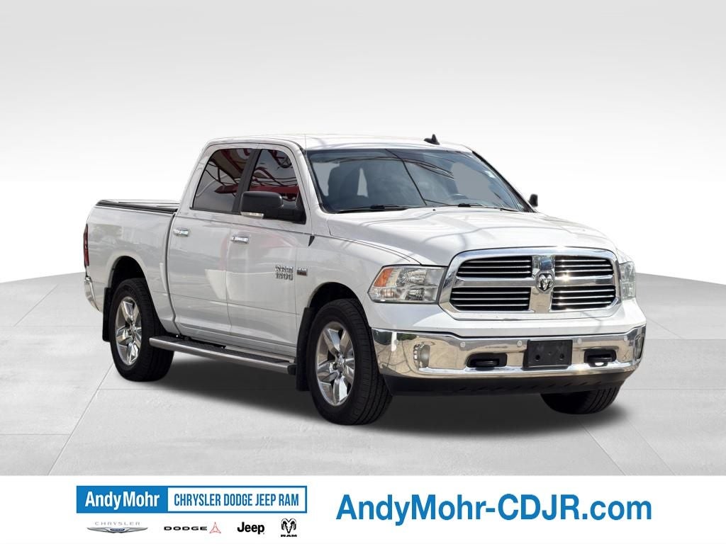 2017 RAM 1500 Big Horn in Bright White Clearcoat — front three-quarter view