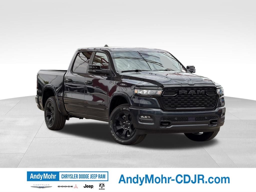 2026 RAM Ram 1500 Big Horn/Lone Star in Forged Blue Metallic Exterior Paint — front three-quarter view